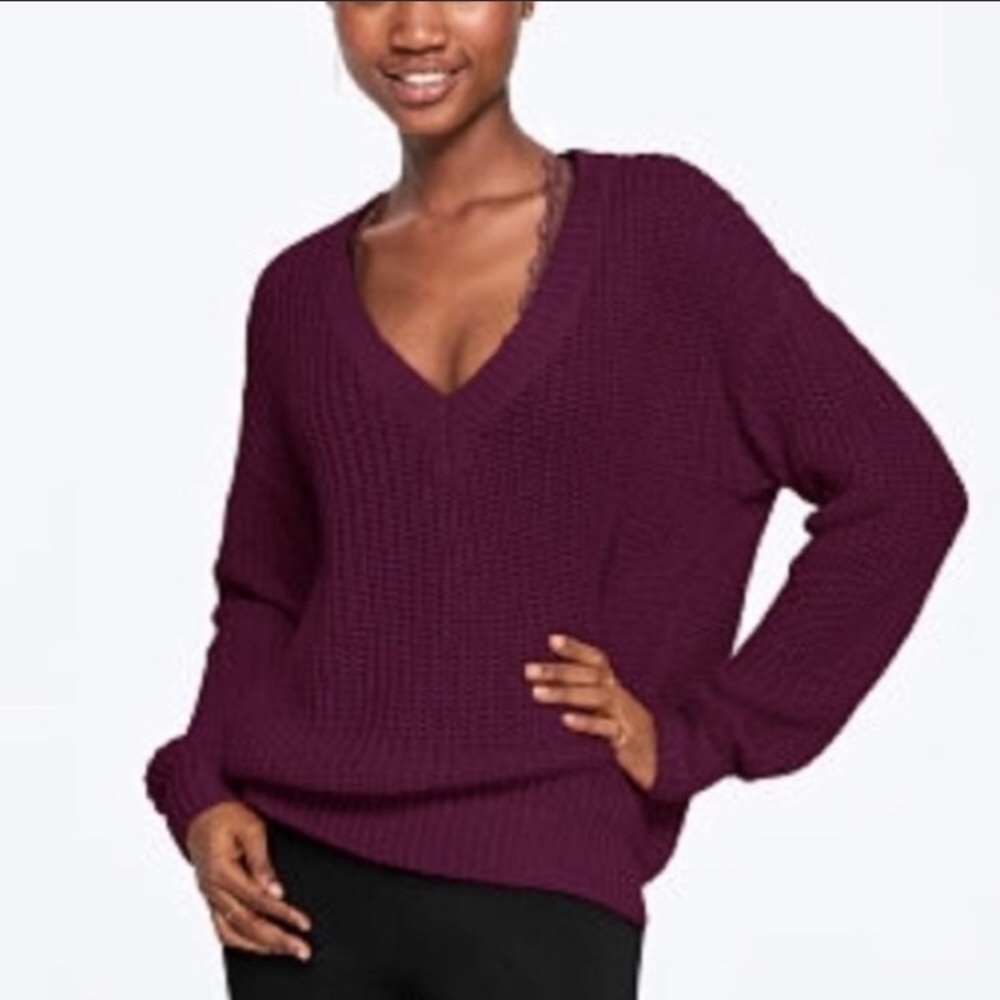 Oversized PINK knit sweater